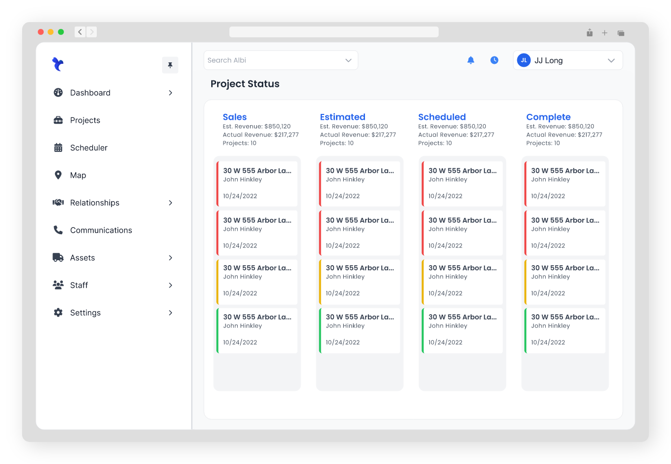 Browser-Mockup-Project-Status